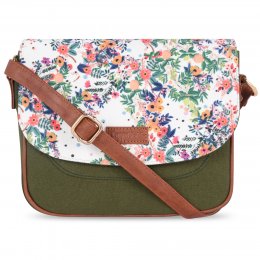 HaaVee Chipmank® Fancy Sling Bag for Women (Green|CM_CSB001)