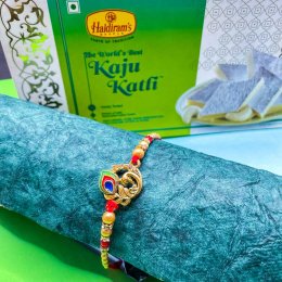 Kaju Katli With Peacock Rakhi - Australia Delivery Direct