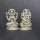 Silver finish Lord Ganesh & Lakshmi - USA Delivery Only