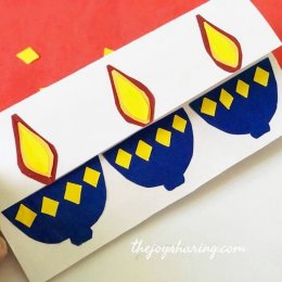 Handmade Diwali Greetings Card Handmade Diwali Greetings Card