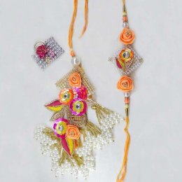 Dazzling Rakhi Lumba Set - 2