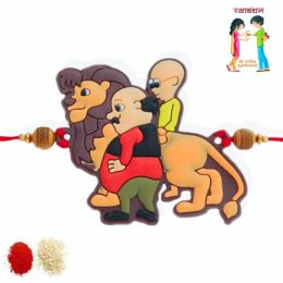 A Winsome Motu - Patlu Rakhi - USA Delivery Only