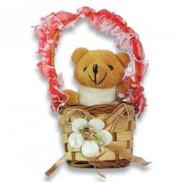 Teddy Bear In Basket