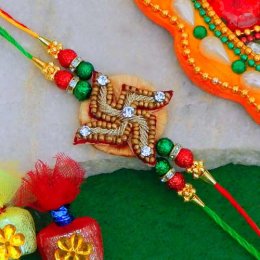 Angelic Swastika Rakhi
