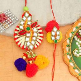 Glorious Rakhi Lumba Set - 2