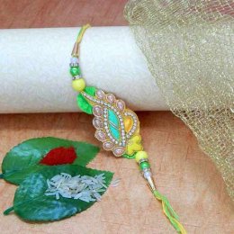 Tantalizing Floral Rakhi