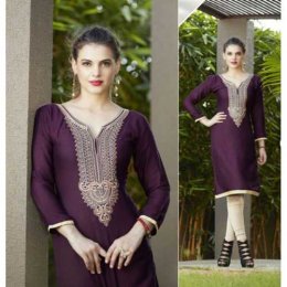 Marvelous Violate Designer Kurti