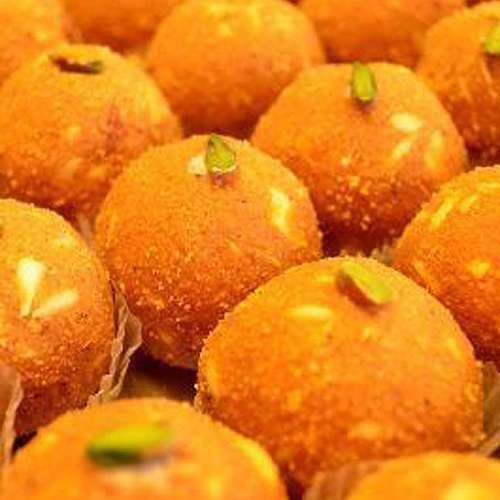 Besan Shahi Laddoo 200 gms with Rakhi - US Delivery Only