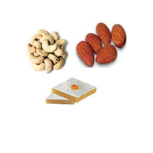Kaju Barfi & Dry Fruits Hamper - Canada Delivery