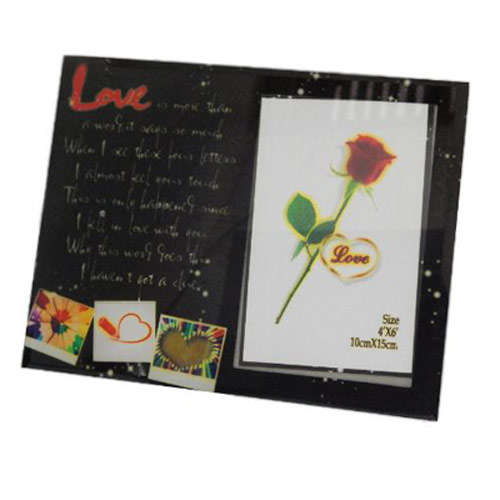 Love Fancy Glass Frame