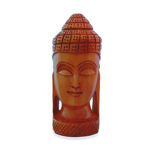 Kadam Wood Buddha Head