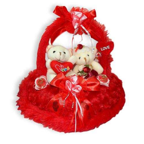 Red Love Basket