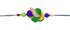 A Flower Shape Zardosi Rakhi - 2 - USA Delivery Only