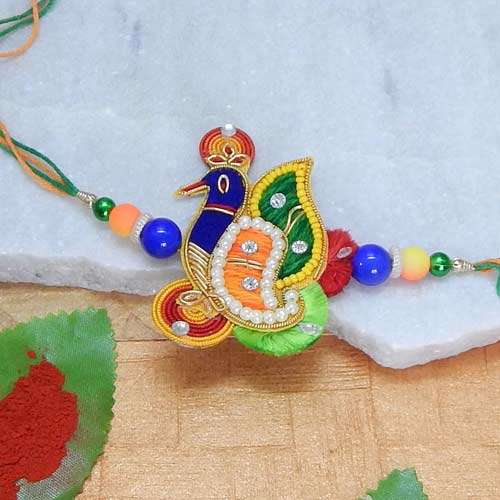 Best Peacock Rakhi - UK Delivery Only