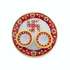 Swastika Marble Puja Thali - UK Delivery Only