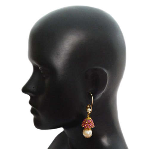 Beautiful Maroon Earrings