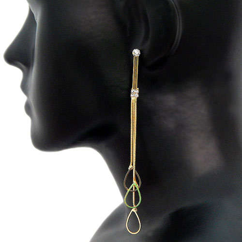 Beautiful Golden Colour Drop Earrings