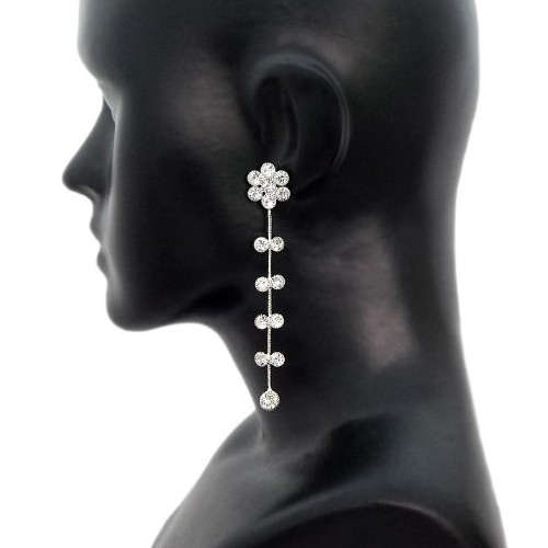 Drop Earrings With A D Stones