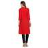 Urban naari Red Colored Rayon Printed Partywear Stitched Kurti