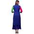 Green & Pink Colored Rayon Printed Partywear Stitched Kurti
