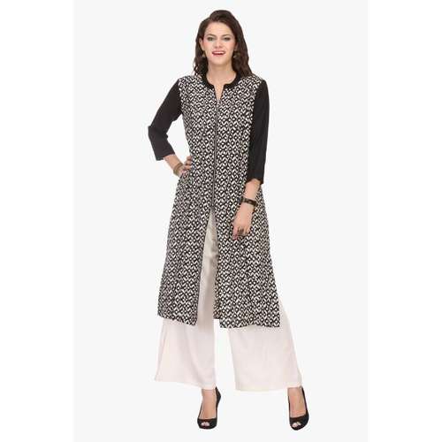 Superb Black and White  Designer Kurti