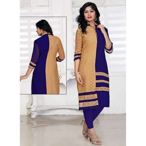 Cream Color with Lace Work Incredible Readymade Kurti