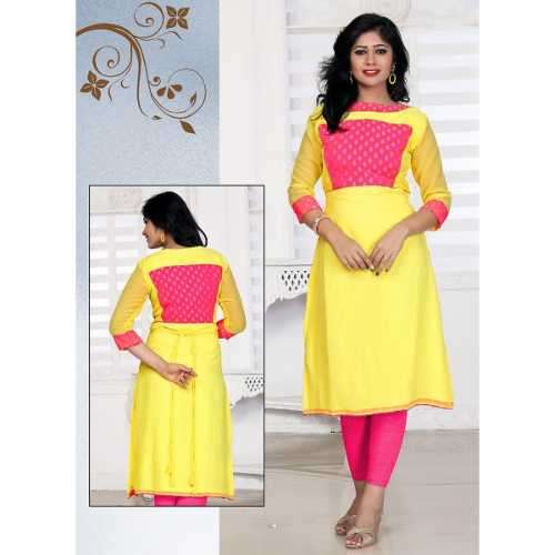 Incredible Straight Kurti Style in Georgette Kurti