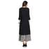 Black & White Colored Rayon Printed Partywear Stitched Kurti