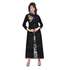 Black Colored Georgette Embroidered Partywear Stitched Kurti