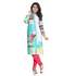 Graceful Sea Green and White Designer Kurti