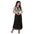 Black Georgette Embroidered Kurti - 1