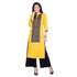 Attractive Yellow  and Black Designer Kurti