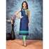 Silk Fabric with Lace & Embroidery Work Readymade Kurti