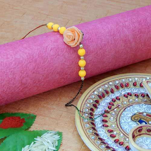 Enticing Floral Rakhi - USA Delivery Only