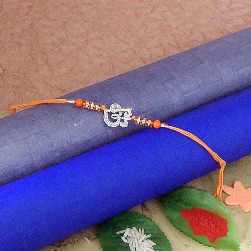 Divine Om Rakhi - 3 - USA Delivery Only