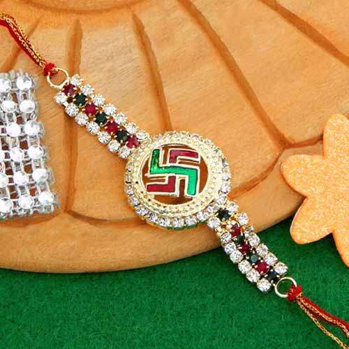 Spiritual Swastik Rakhi