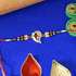 Golden Metal Ganesha Rakhi - AUSTRALIA Delivery Only