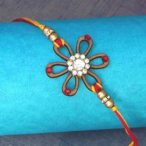 Dazzling Floral Rakhi - USA Delivery Only