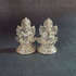 White Metal Ganesh Lakshmi - USA Delivery Only