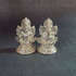 White Metal Ganesh Lakshmi - Canada Delivery Only