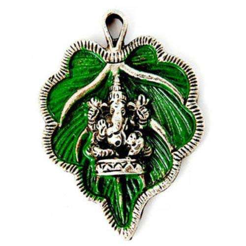 Leaf Ganesh Wall Hanging Small - Canada Delivery only