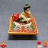 Lord Krishna Eating Maakhan On Marble Chowki - UK Delivery Only