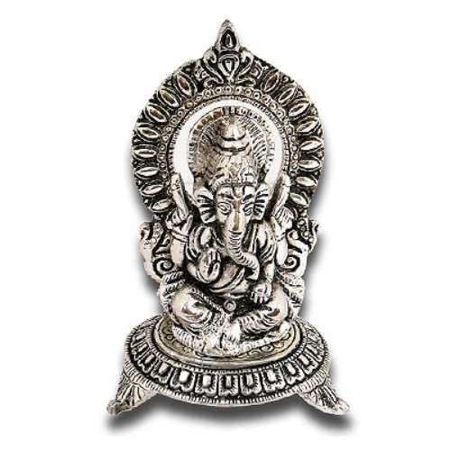 Ganeshji On A Singhashan  - 20 - UK Delivery Only