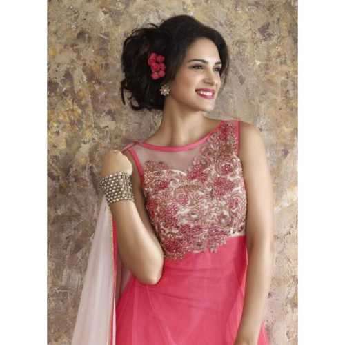 Net & Chiffon Anarkali Style Incredible luxury Salwar Kameez