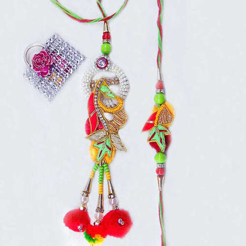 Hunky Set of Rakhi Lumba & Rakhi