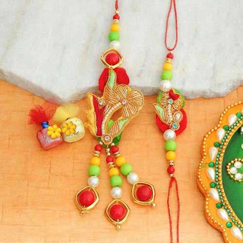 Stylized Rakhi Lumba Set