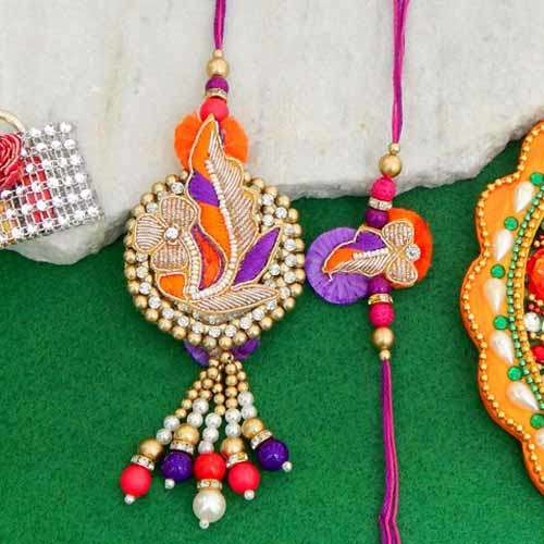 Charismatic Rakhi Lumba Set - 4