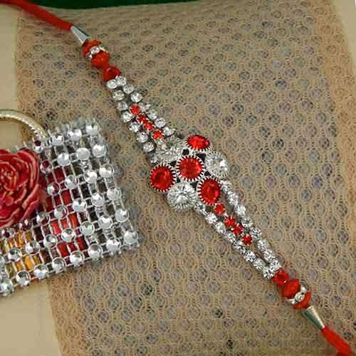 Crystal Beauty Rakhi - USA Delivery Only
