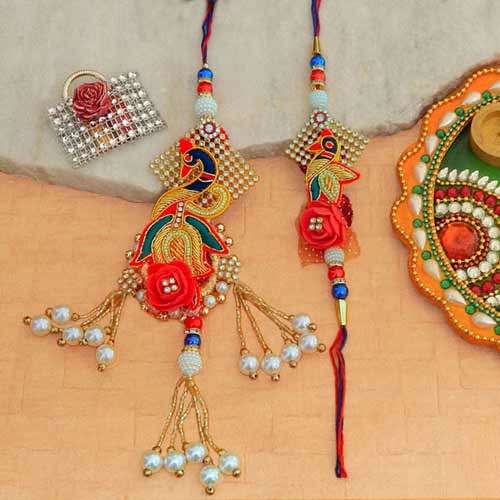 An Appealing Rakhi Lumba Set