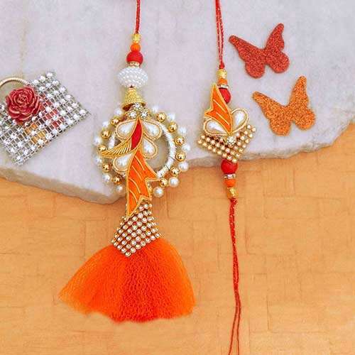 Unique Rakhi Lumba Set - 2